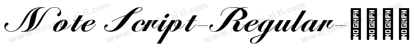 Note Script-Regular字体转换